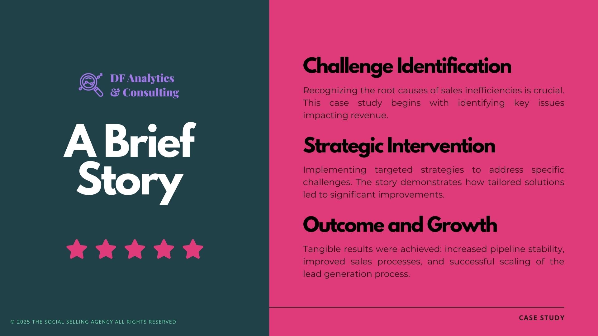 Case Study Page 1 DF Analytics