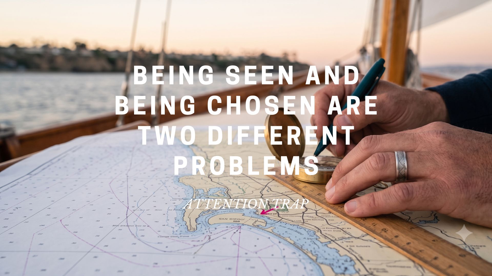 being seen and being chosen are two different problems